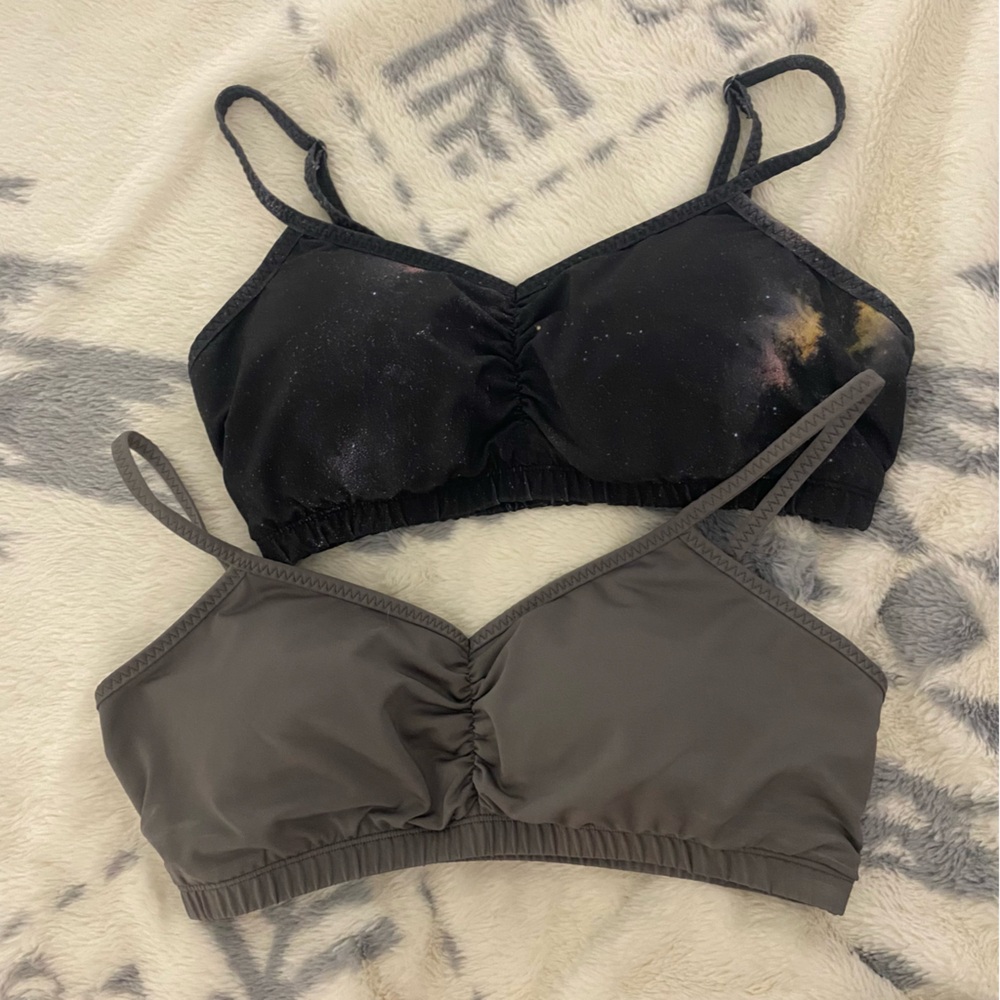 Handful Black and Gray Bras